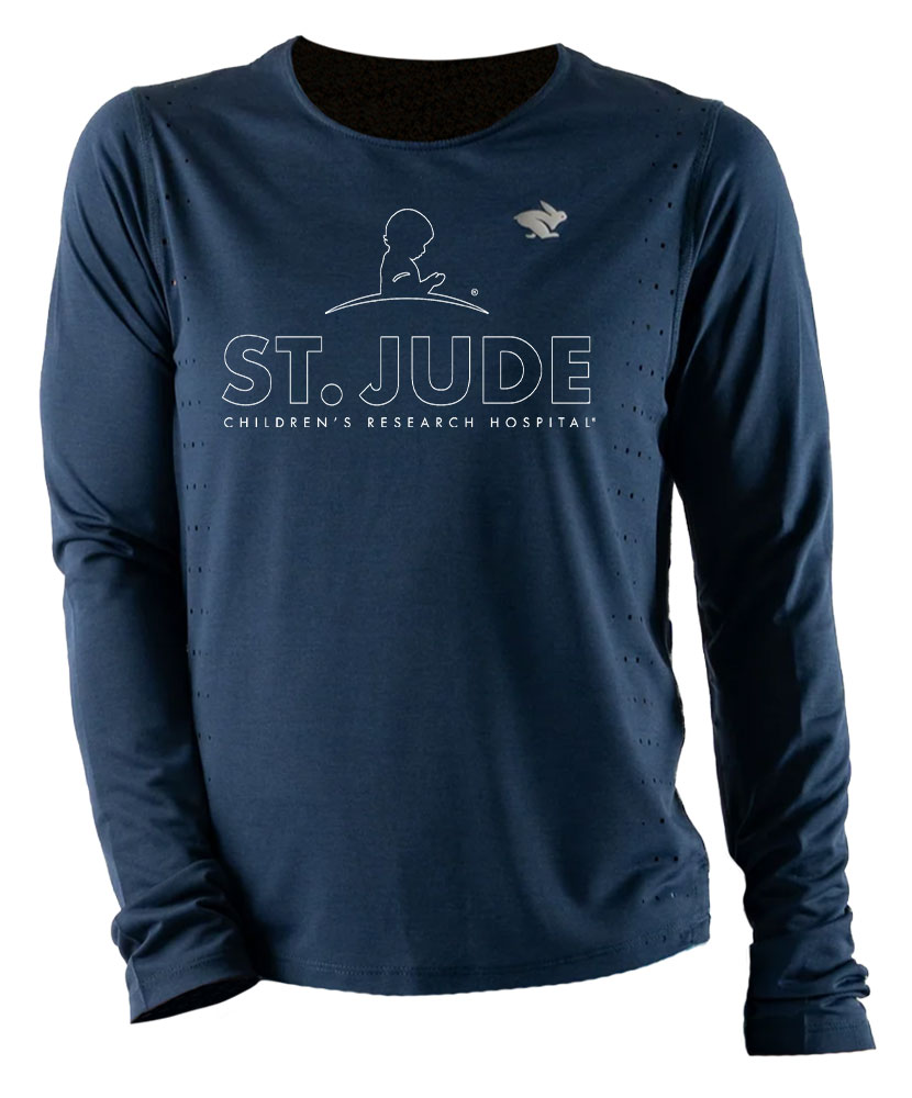 Primary image St. Jude Rabbit Race Pace Run Long Sleeve Tee - Women's